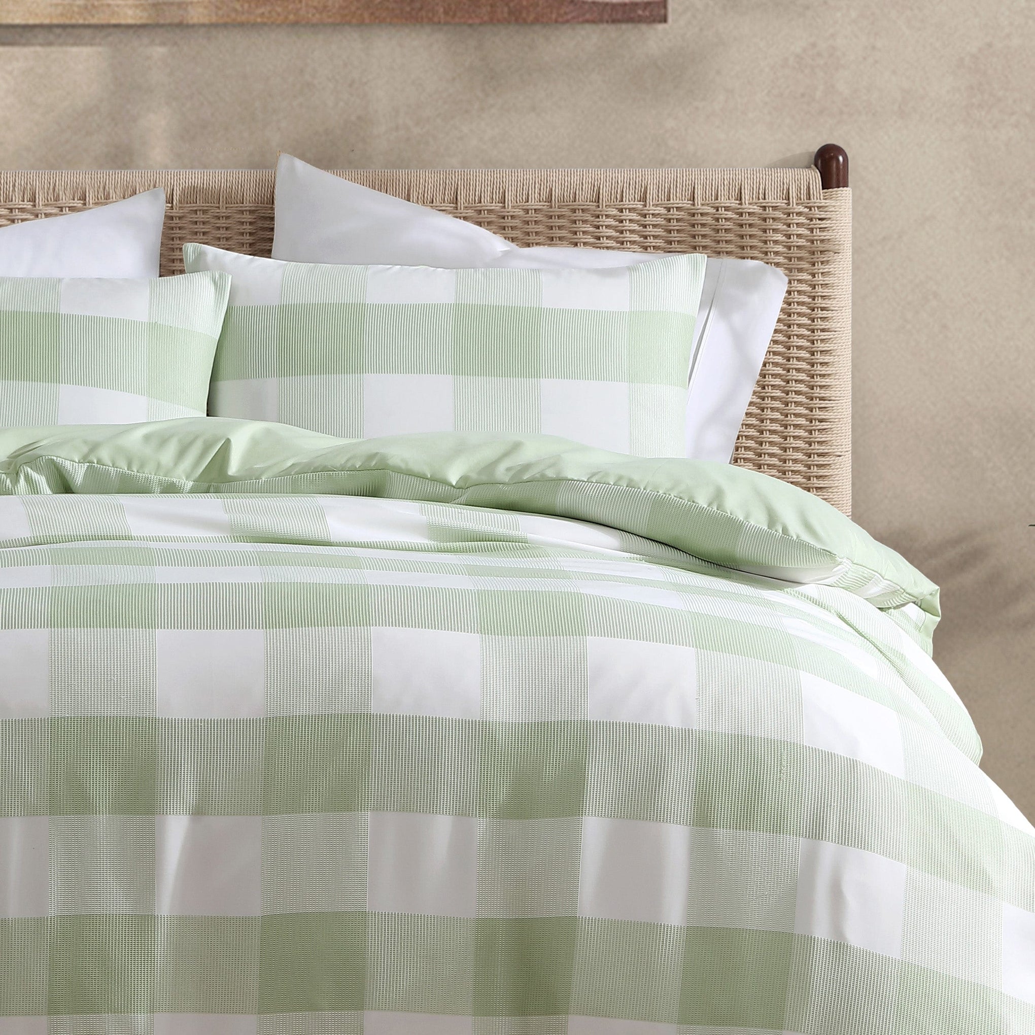 Ardor Bedding Quilt Cover ARDOR BOUDOIR "Ashlea" SAGE QUILT COVER SET