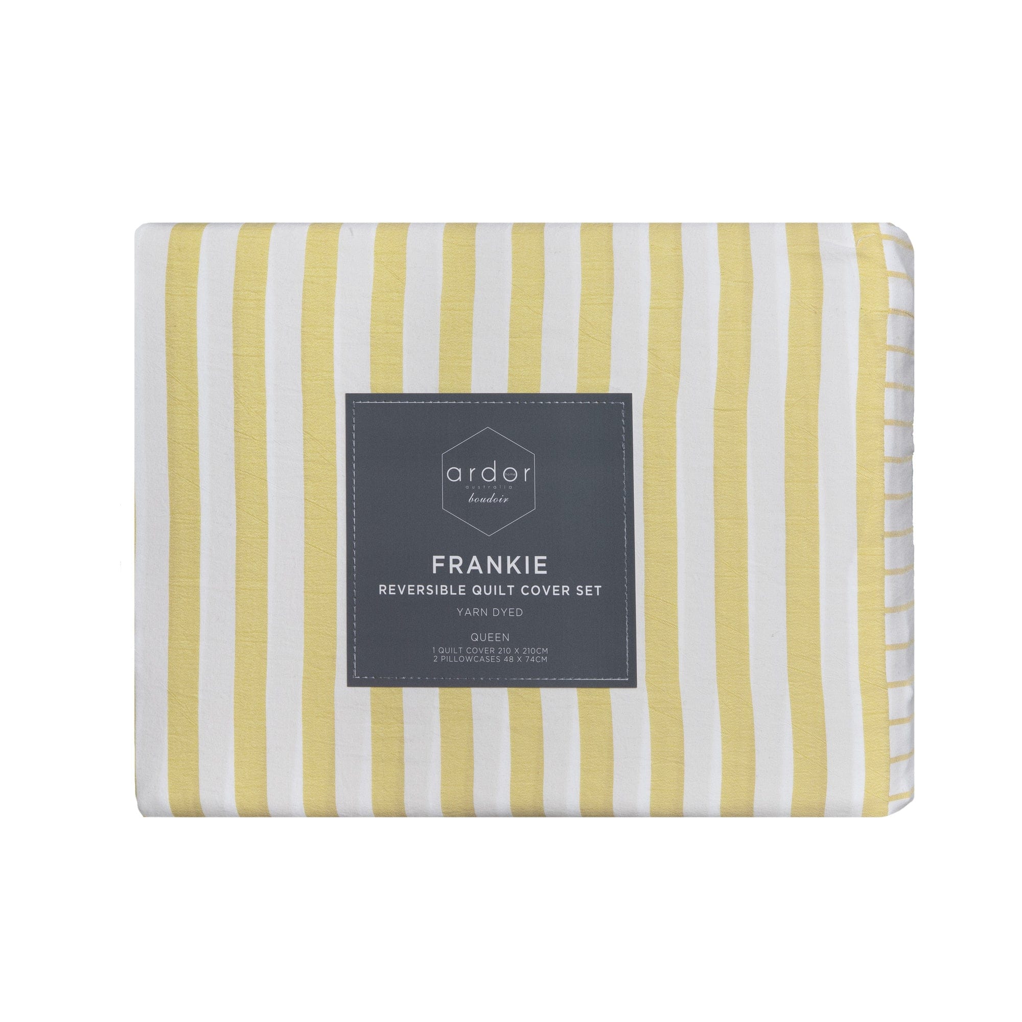 Ardor Bedding Quilt Cover ARDOR "Frankie Stripe" QUILT COVER SET