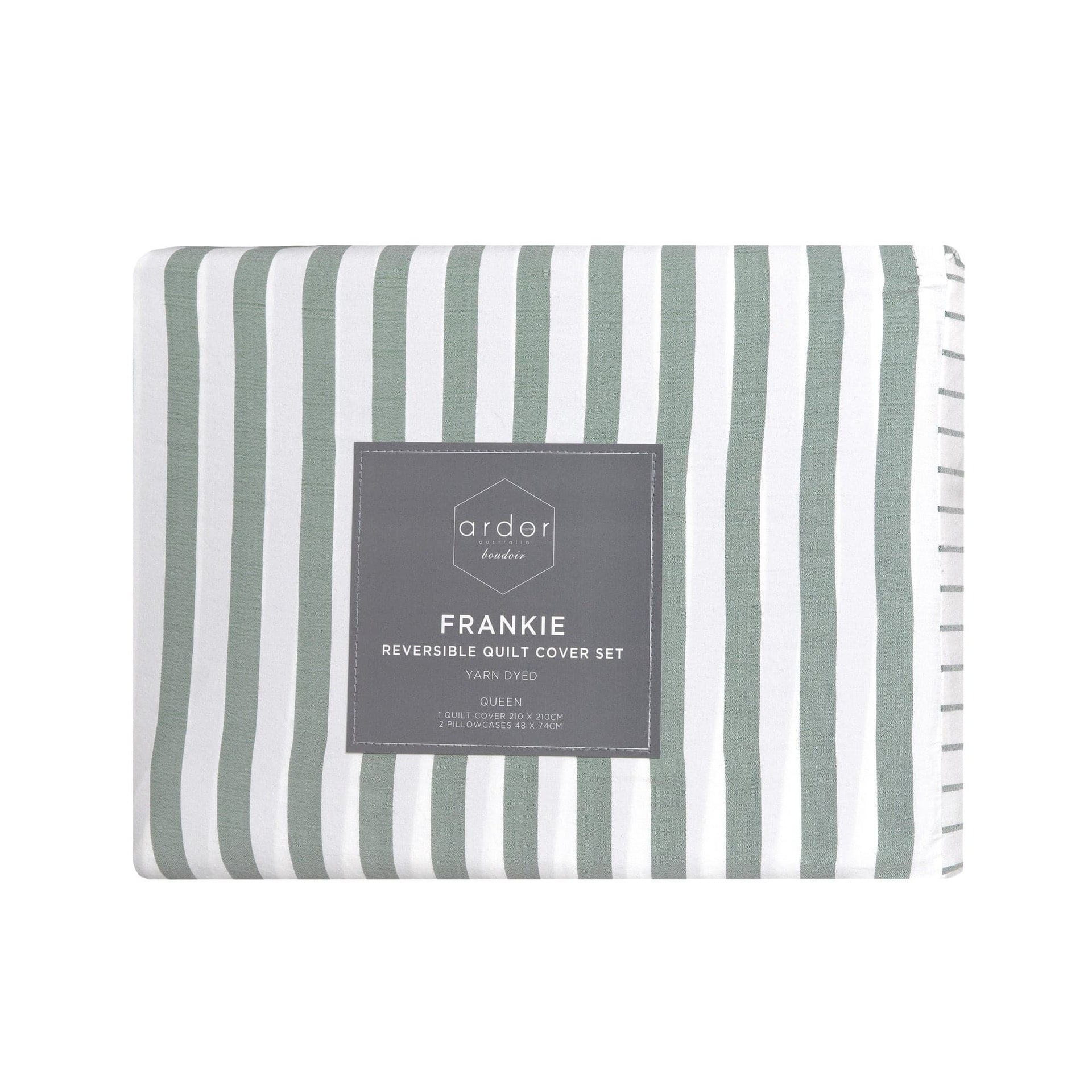 Ardor Bedding Quilt Cover ARDOR "Frankie Stripe" QUILT COVER SET