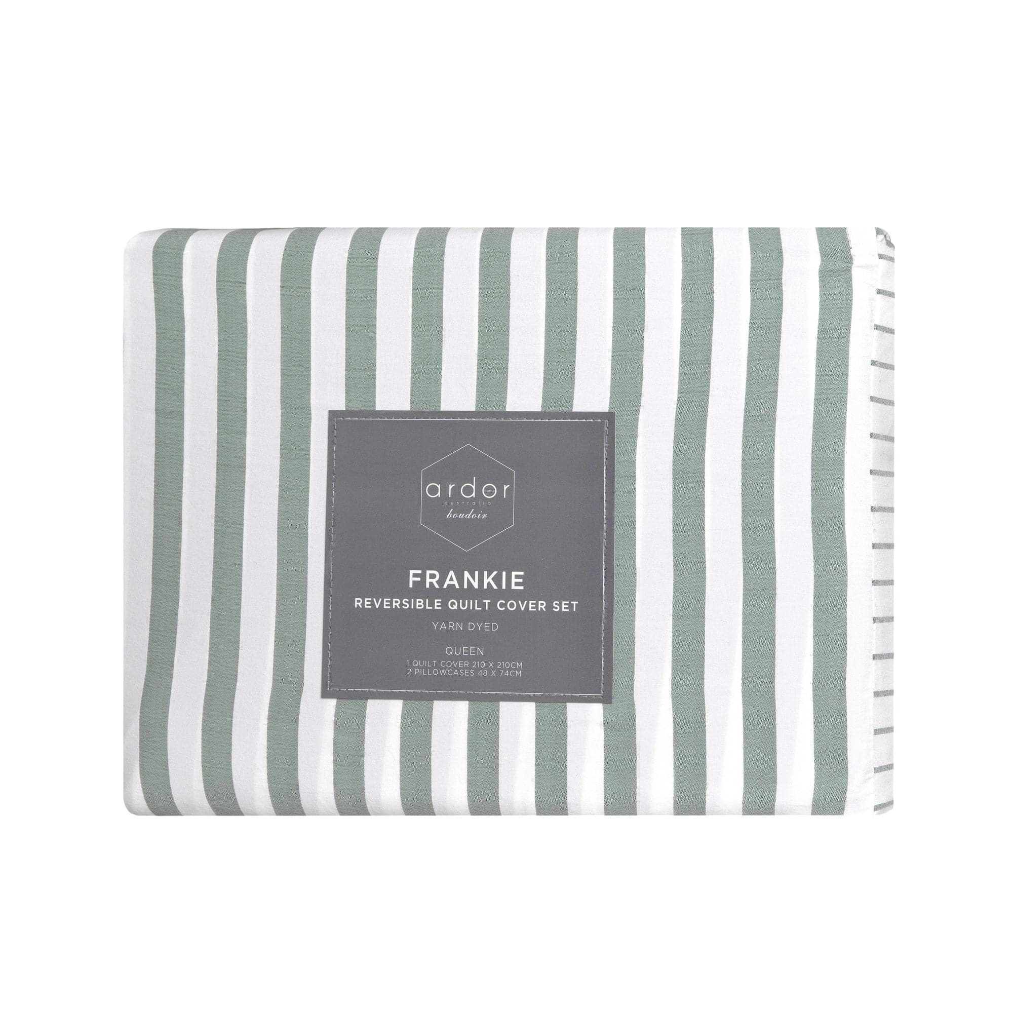 Ardor Bedding Quilt Cover ARDOR "Frankie Stripe" QUILT COVER SET