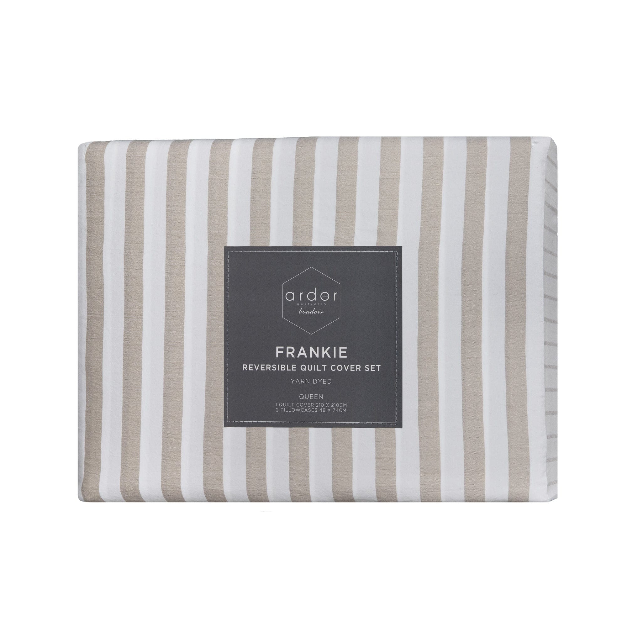 Ardor Bedding Quilt Cover ARDOR "Frankie Stripe" QUILT COVER SET