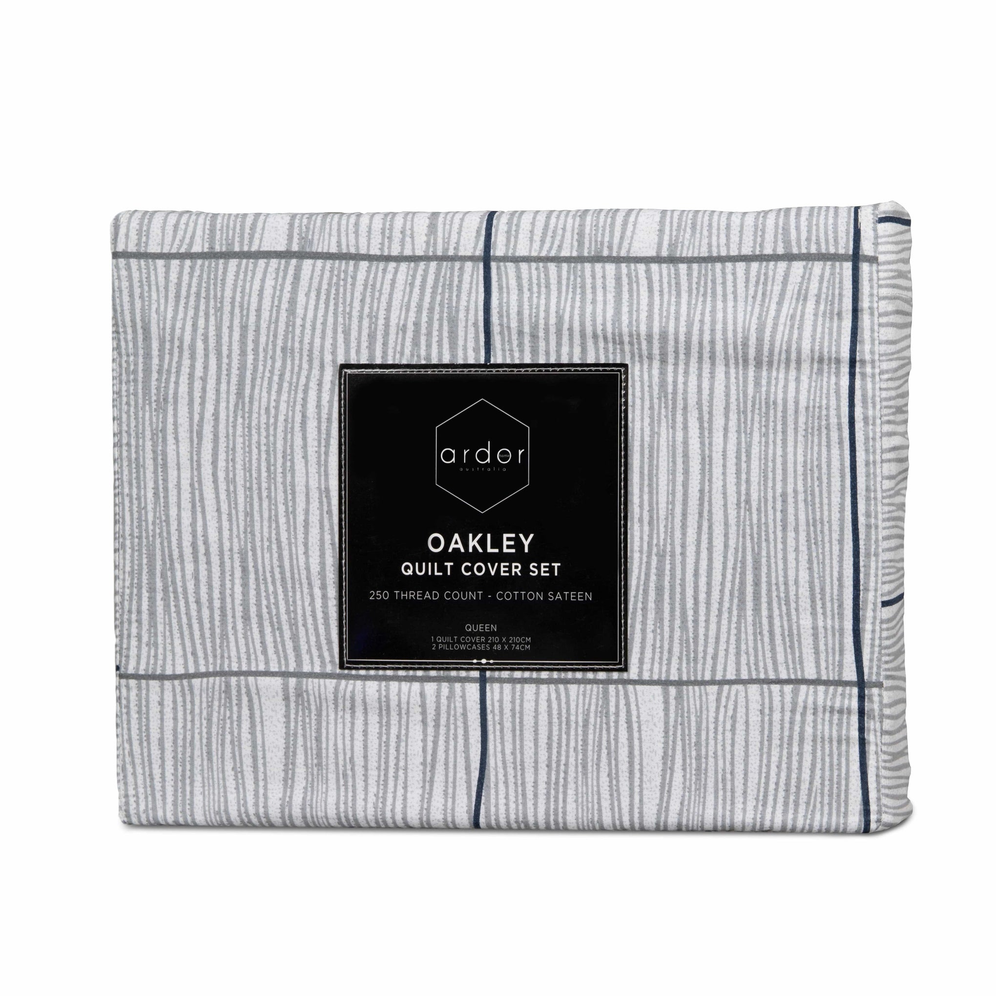 Ardor Bedding Quilt Cover ARDOR "Oakley" QUILT COVER SET