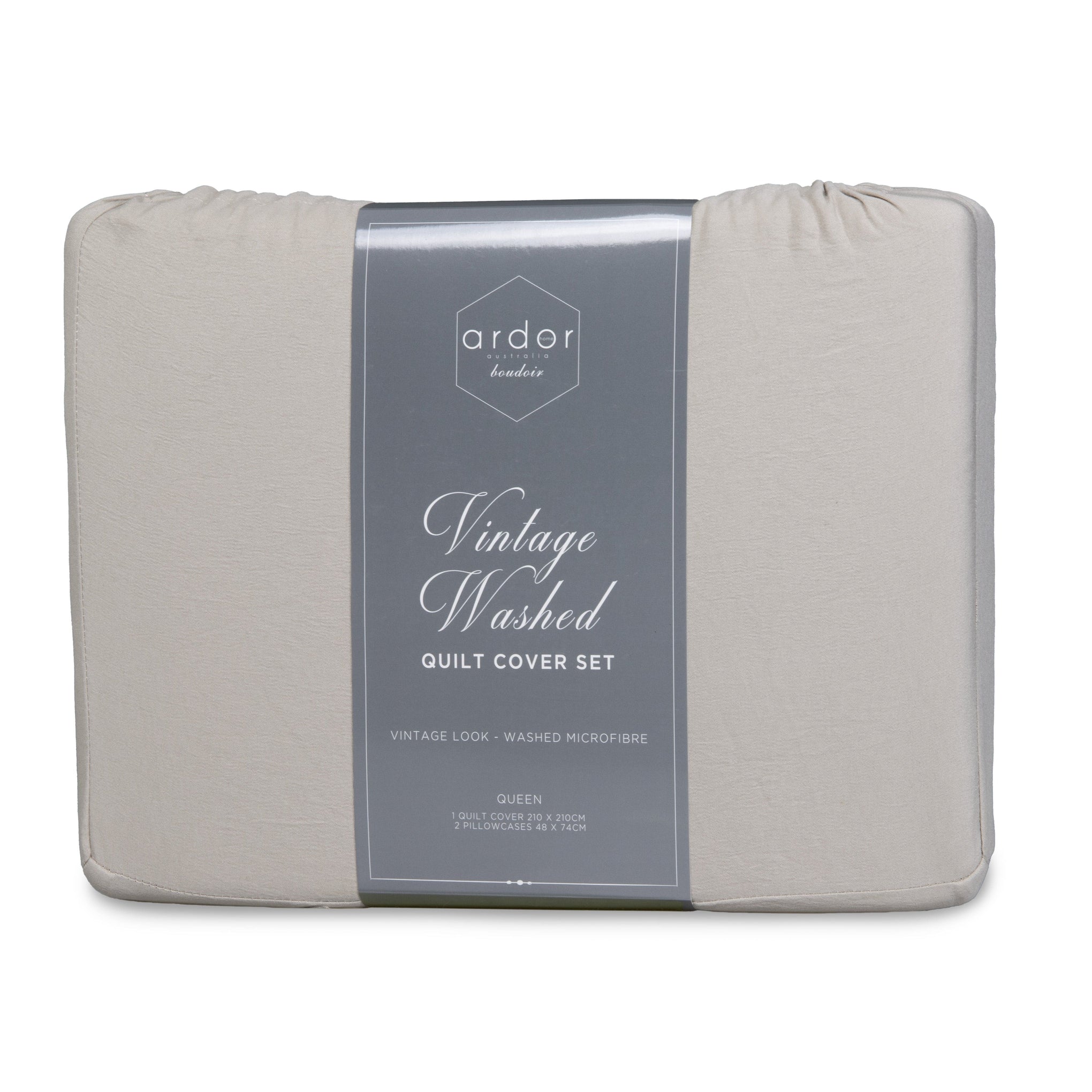 Ardor Bedding Quilt Cover ARDOR "Vintage Washed" QUILT COVER SET