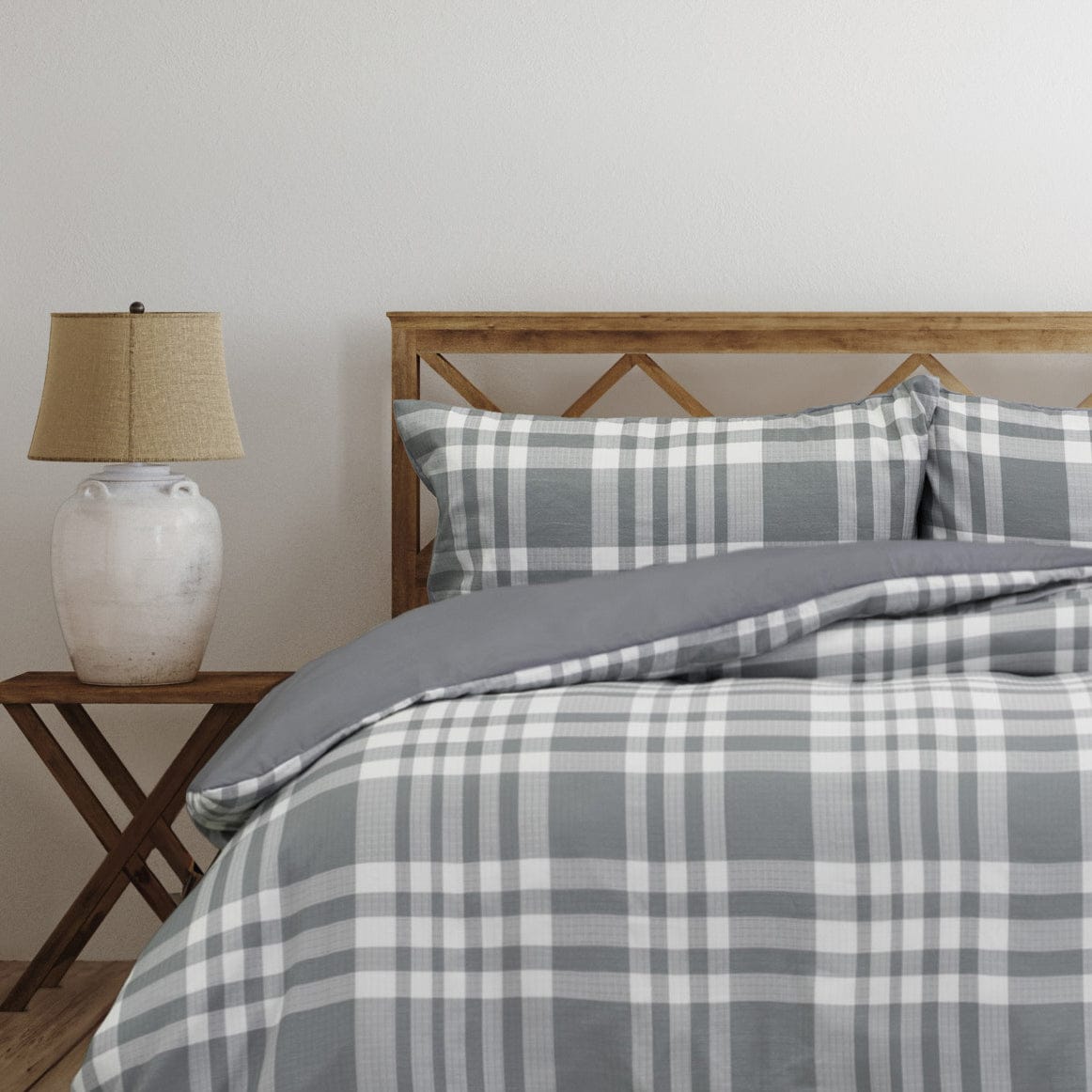 Ardor Bedding Quilt Cover Grey / Double ARDOR "Ronan" QUILT COVER SET