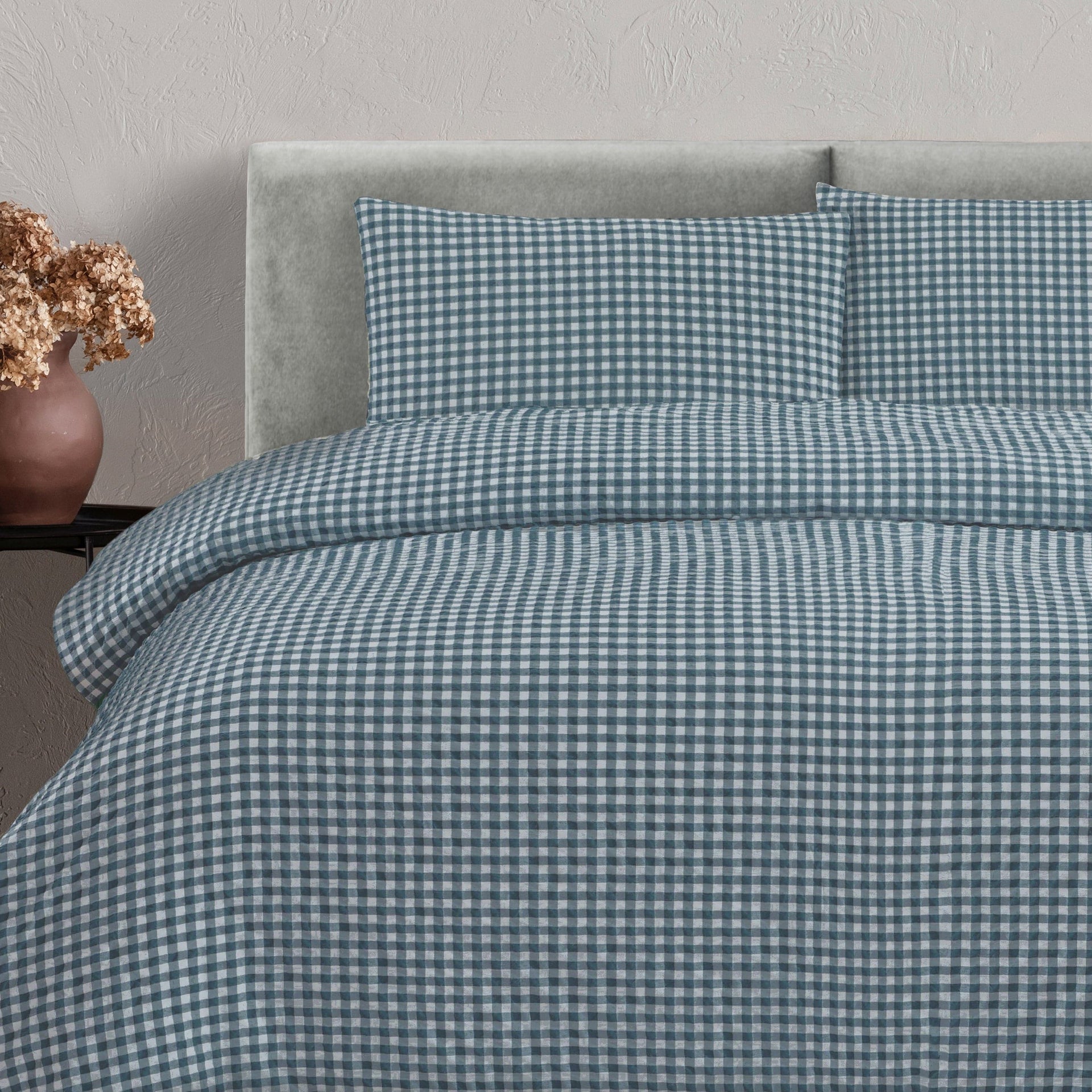 Ardor Bedding Quilt Cover Teal / Single ARDOR BOUDOIR "Rowe" QUILT COVER SET
