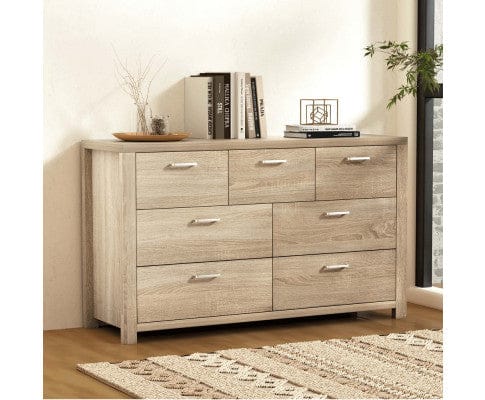 Artiss Chest of Drawers 7 Chest of Drawers - MAXI Pine
