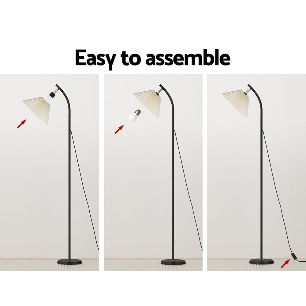 Artiss Home & Garden Artiss Floor Lamp LED Light Stand Modern Home Living Room Office Reading White