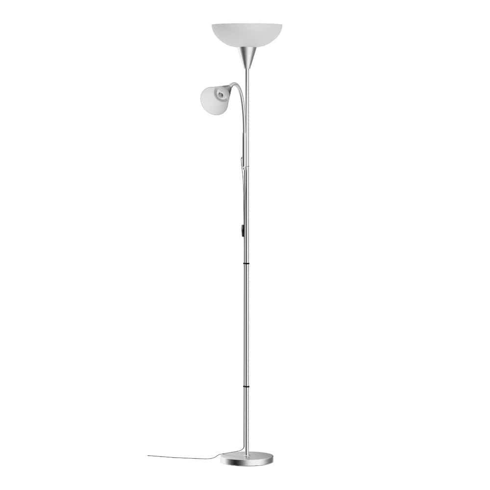 Artiss Home & Garden Artiss Floor Lamp Mother and Child Modern Home Living Room Office Reading Silver