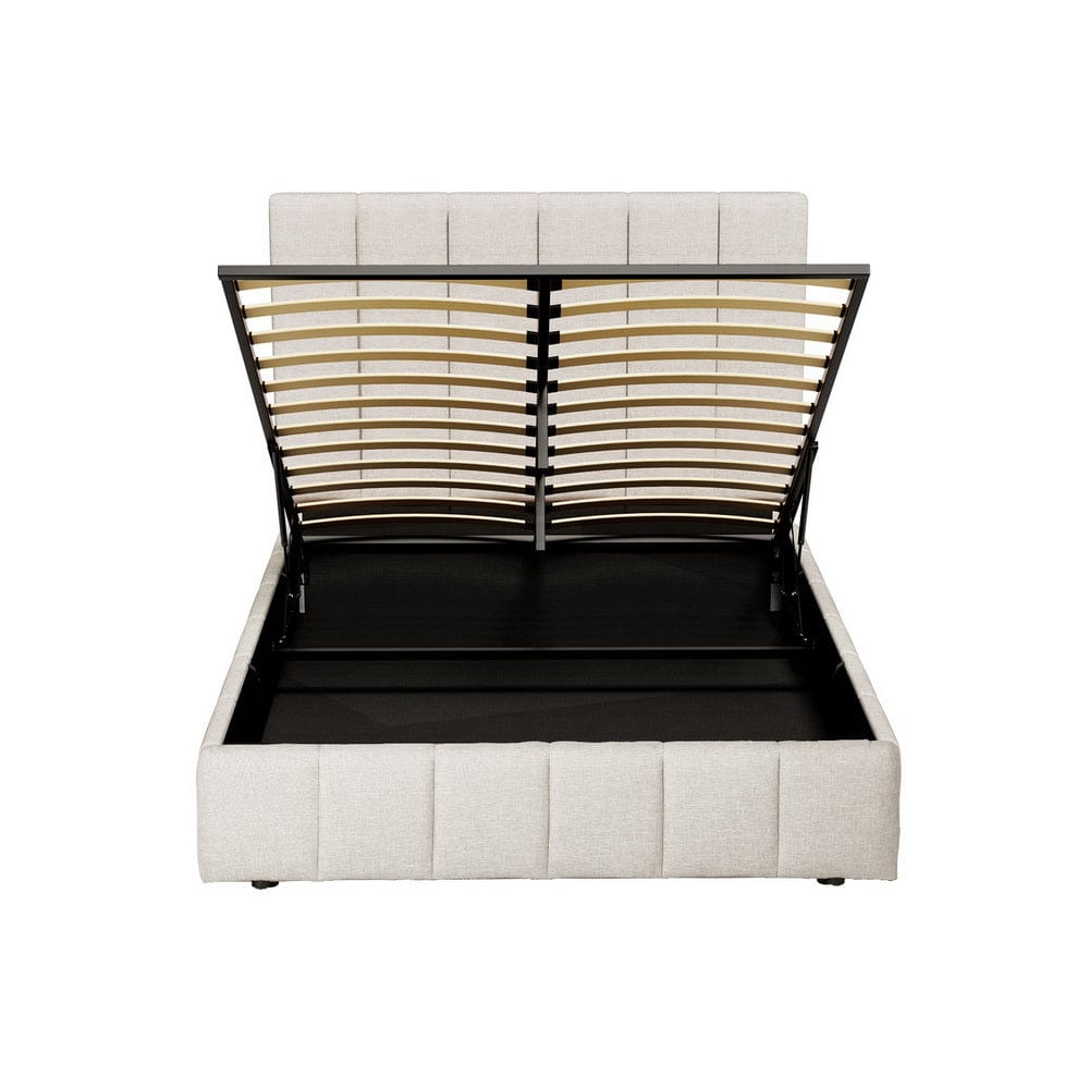 Artiss Bedframe Bed Frame Beige TETTE