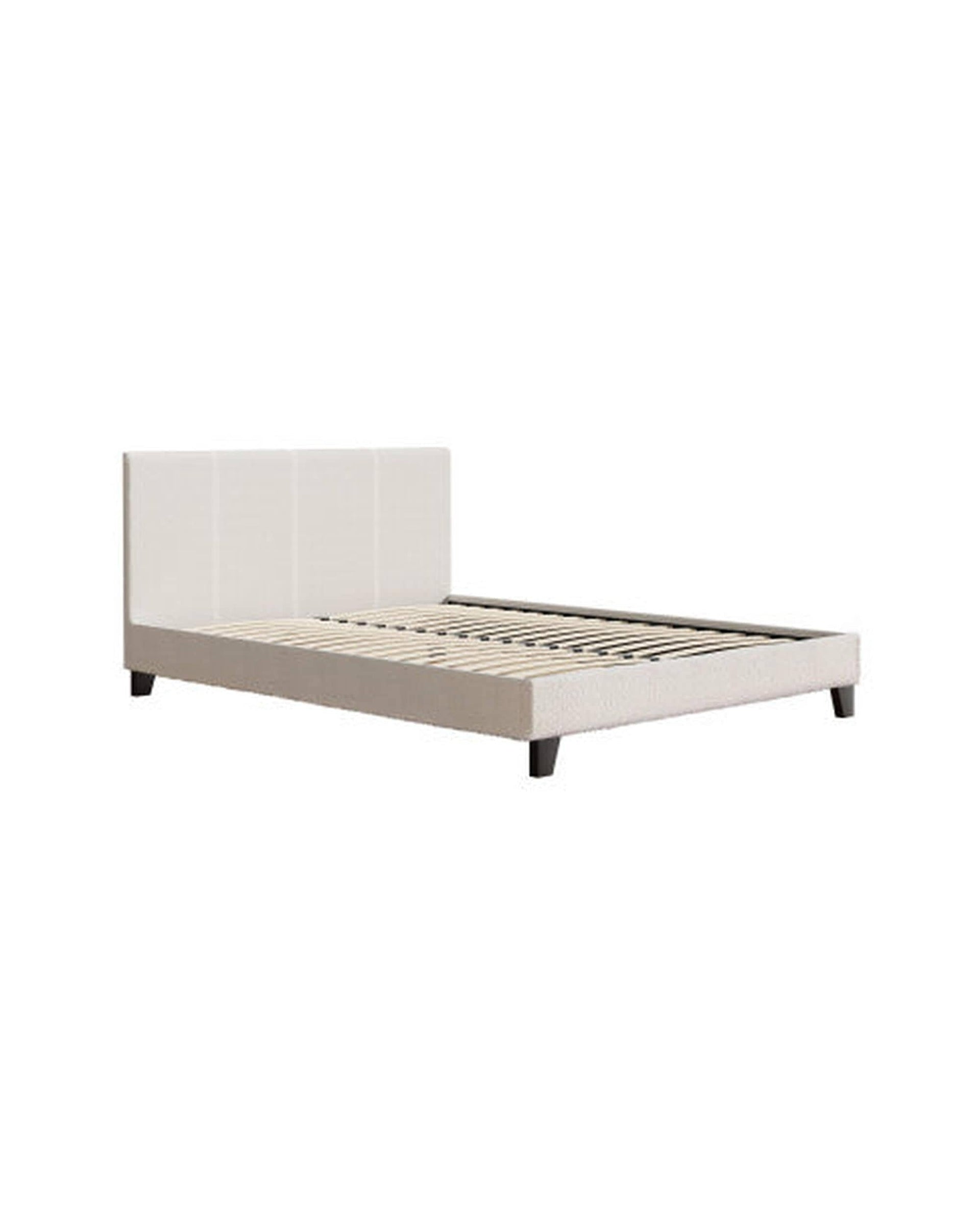 Artiss Bedframe Bed Frame Boucle Fabric Mattress Base Platform Wooden