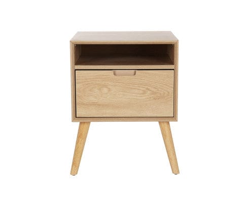 Artiss Bedside Table Bedside Table Drawers Side Table Shelf Storage Cabinet Nightstand GORR