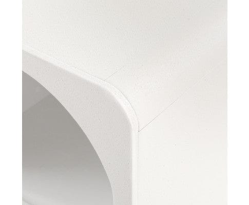 Artiss Bedside Table Bedside Table Shelves Side End Table Storage Nightstand White ARCHED