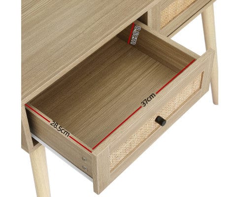 Artiss Dressing Table Dressing Table Set Rattan Frances