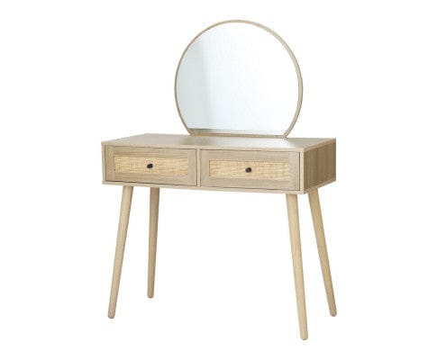 Artiss Dressing Table Dressing Table Set Rattan Frances