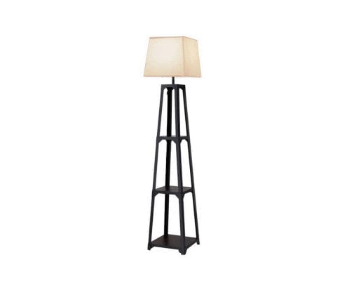ARTISS Floor Lamp Floor Lamp 3 Tier Shelf Storage LED Light Stand Home Room Vintage White