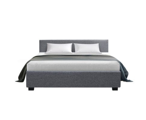 Artiss Bedframe Nino Bed Frame Fabric - Grey