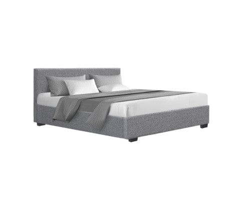 Artiss Bedframe Nino Bed Frame Fabric - Grey