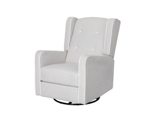 Artiss Massage Chair Recliner Armchair 360Â° Swivel Grey Fabric