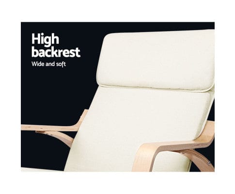 Artiss Accent Chair Rocking Armchair Bentwood Frame Aero