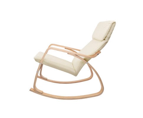 Artiss Accent Chair Rocking Armchair Bentwood Frame Aero