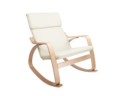 Artiss Accent Chair Rocking Armchair Bentwood Frame Aero