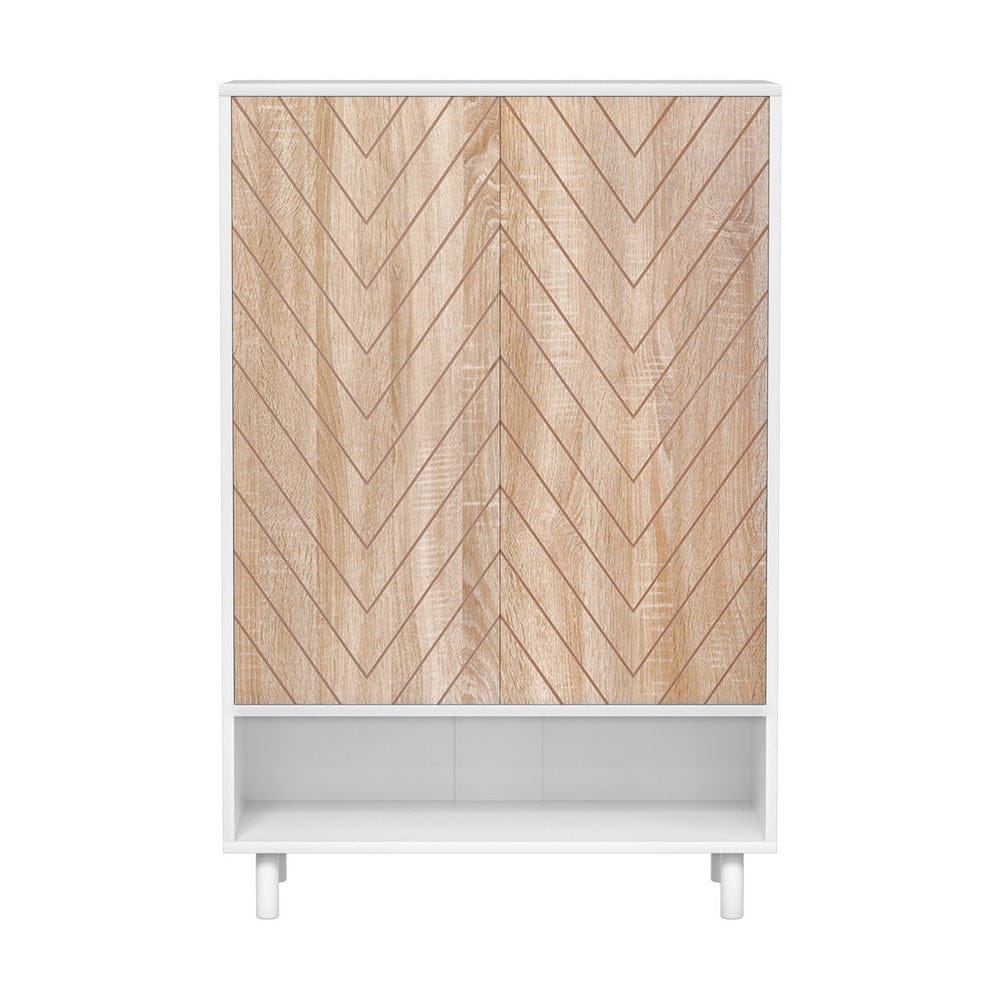Artiss Shoe Rack Shoe Rack Cabinet 24 Pairs 6-tier White