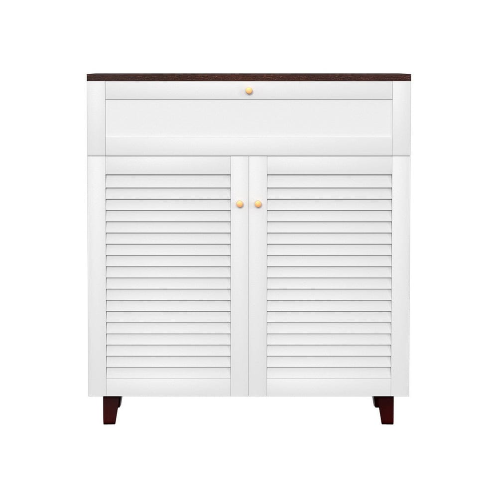 Artiss Shoe Rack Shoe Rack Cabinet Shoes Storage Drawer 16 Pairs