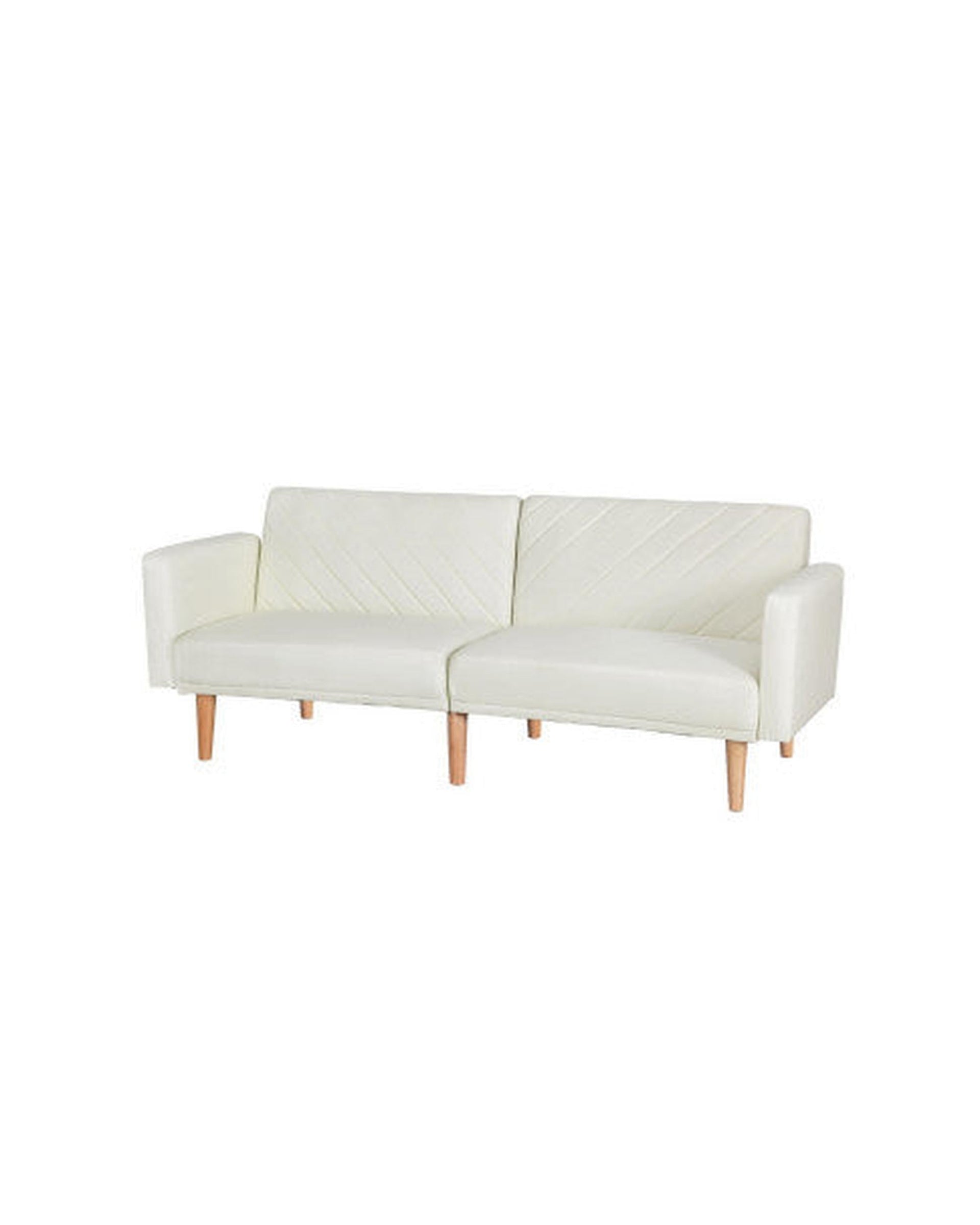 Artiss Sofa Sofa Bed 195CM Beige Faux Linen