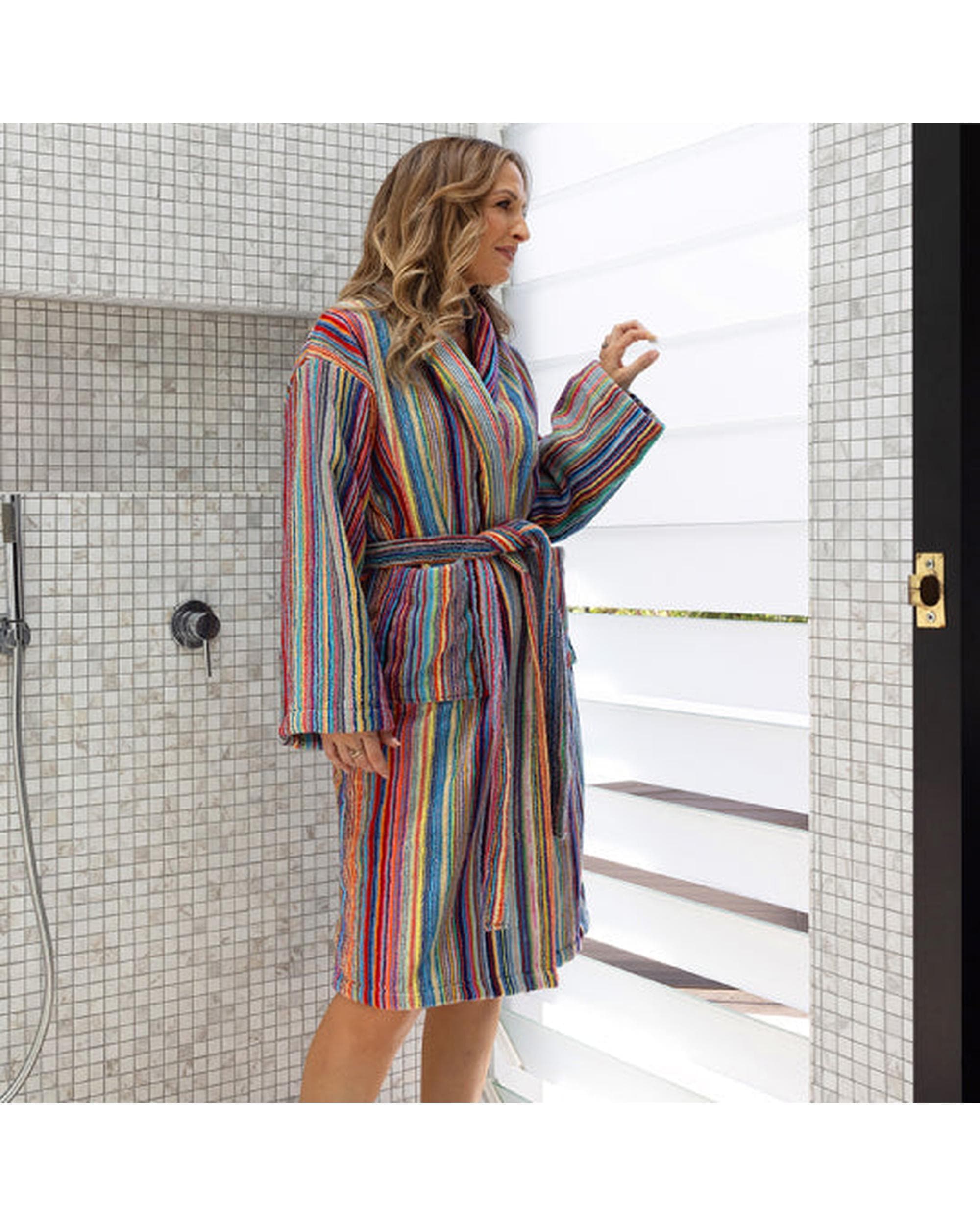 Bambury Pajamas Bambury Aurora Robe Rainbow