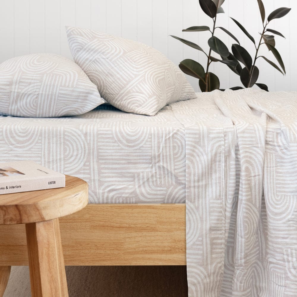 Bambury Bed Sheets Bambury Bowie Flannelette Sheet Set