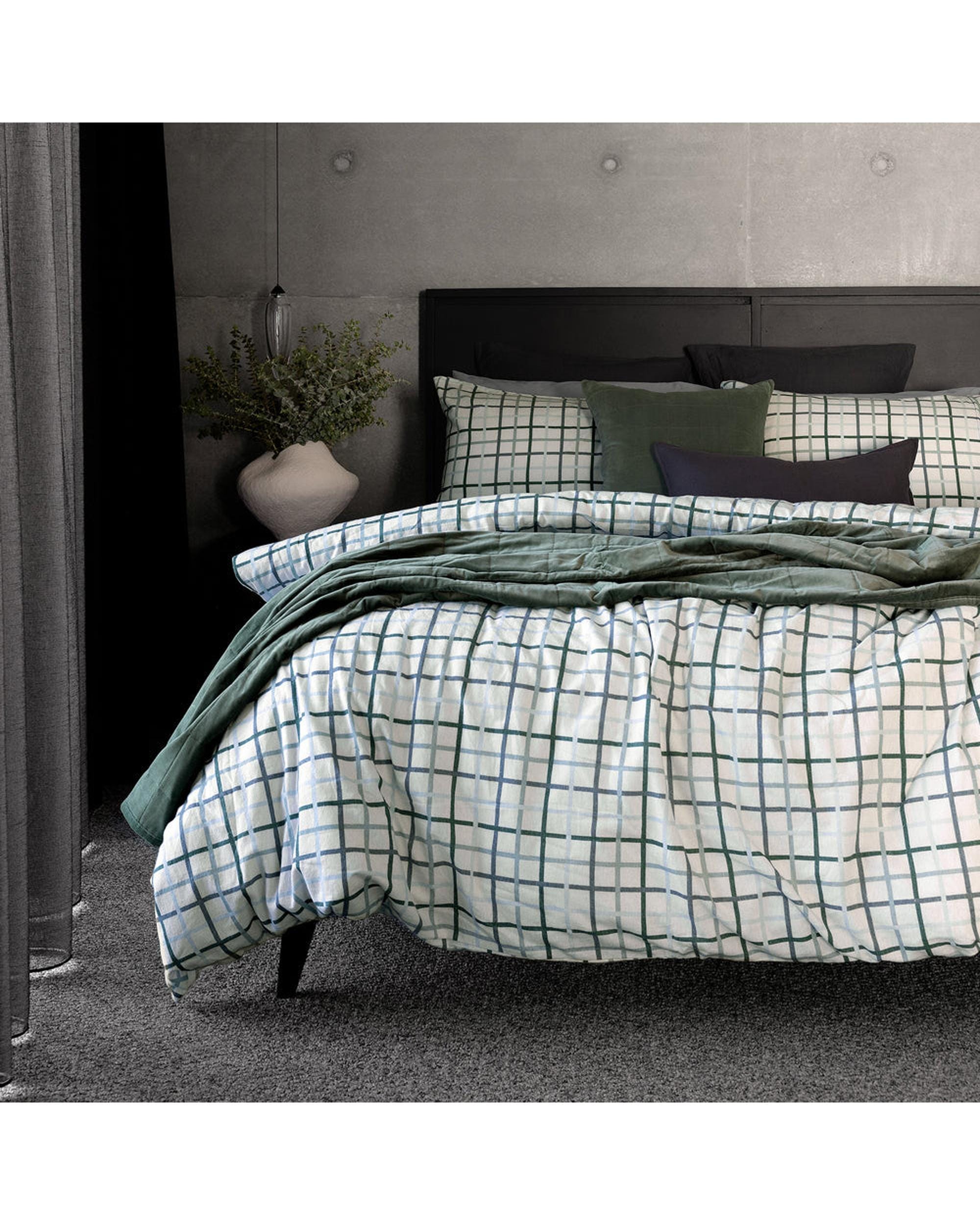 Bambury Quilt Cover Bambury Campbell Flannelette Quilt Cover Set
