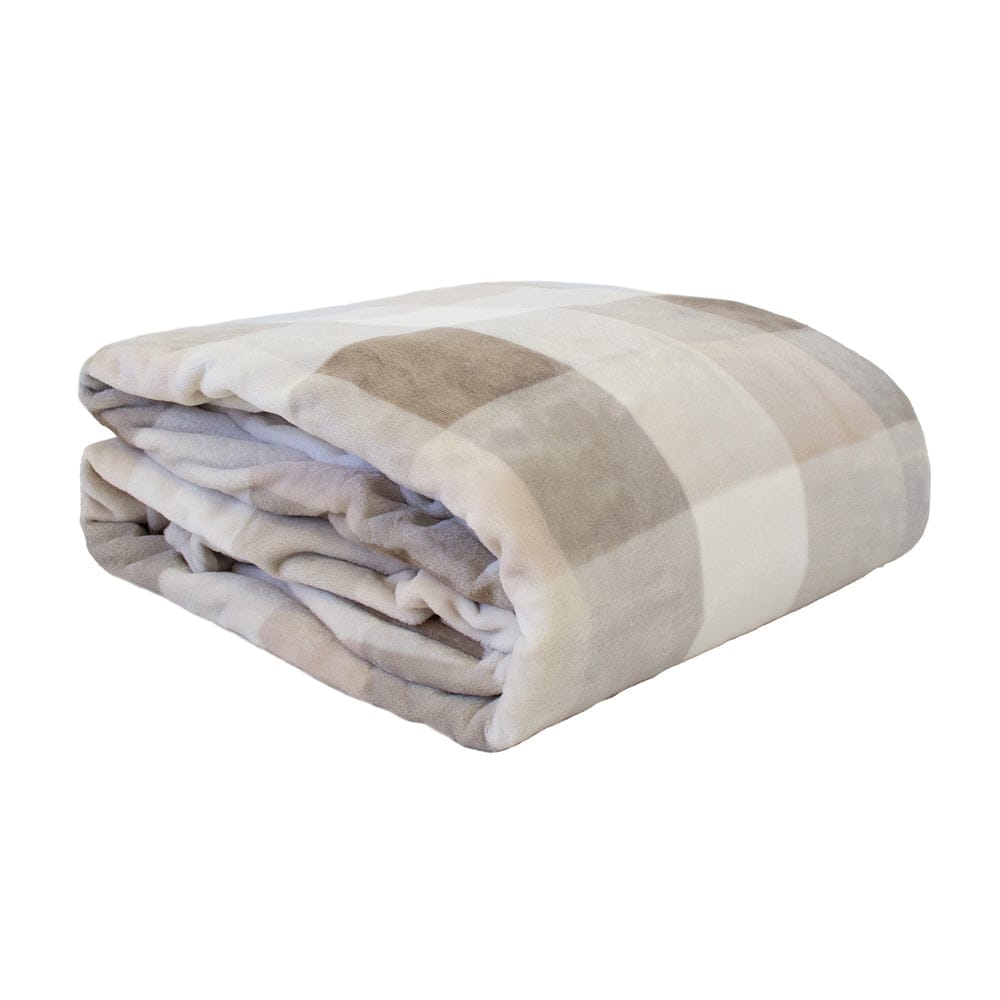 Bambury Blanket Bambury Charlie Ultraplush Blanket Nougat
