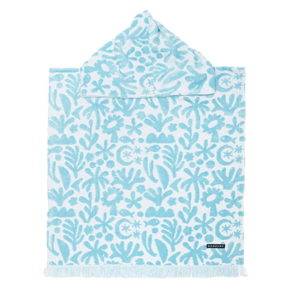 Bambury Beach Towels Bambury | HiLo Kids Poncho Holiday - Sky