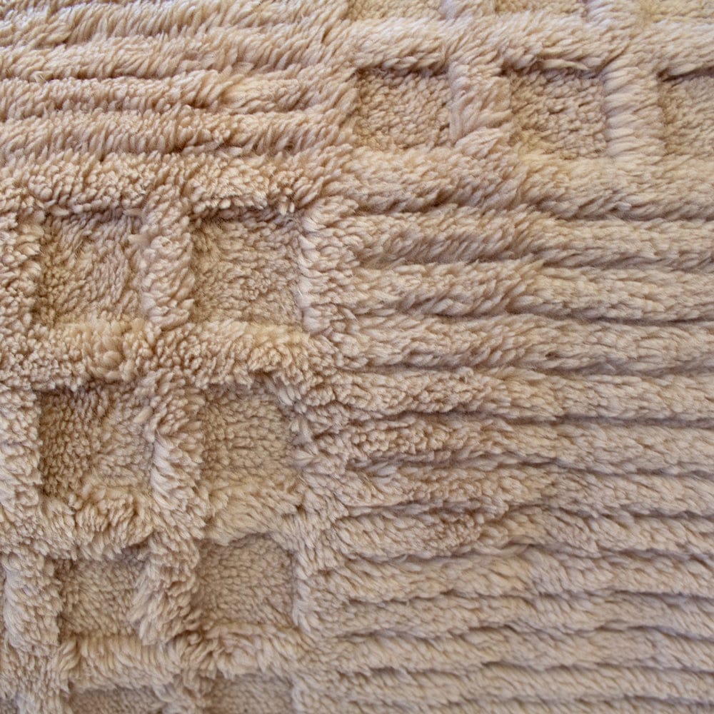 Bambury Blanket Bambury Lattice Sherpa Blanket Latte