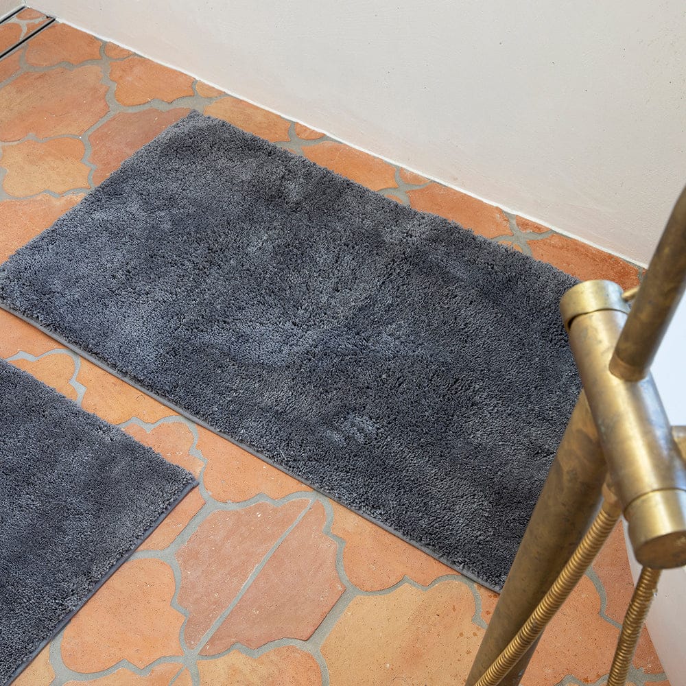 Bambury Bathroom Mat Bambury | Microplush Bath Mat Pewter