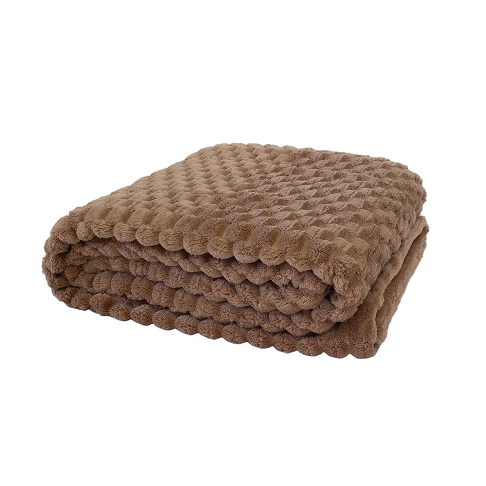 Bambury Blanket Bambury Patton Throw Mocha