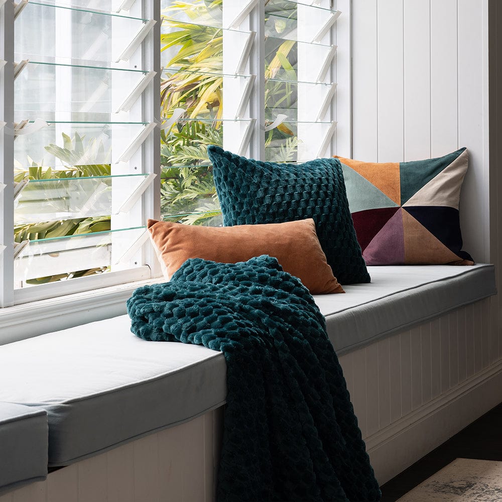 Bambury Blanket Bambury Patton Throw Teal