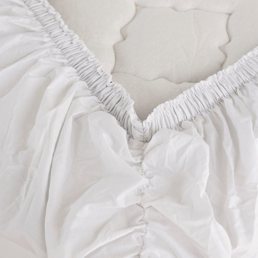 Bambury Sheet Set Bambury | Split Kb Tru Fit Sheet Set White