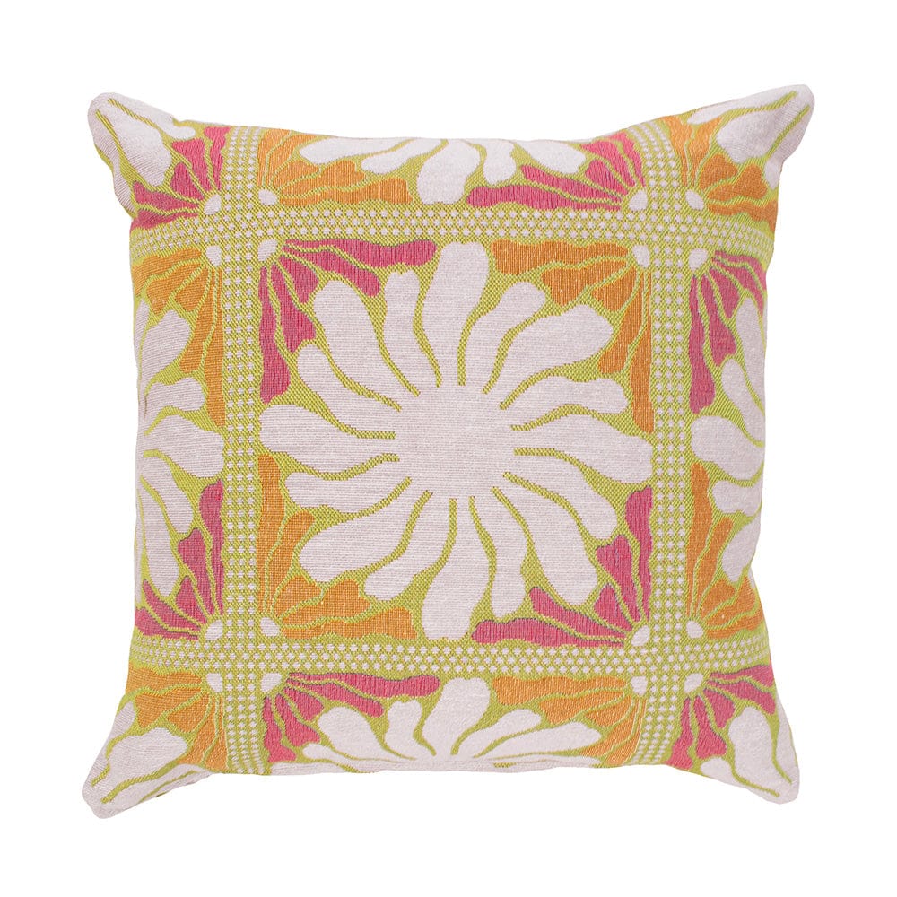 Bambury Pillows/Cushions Bambury | Zinnia Square Cushion Sorbet