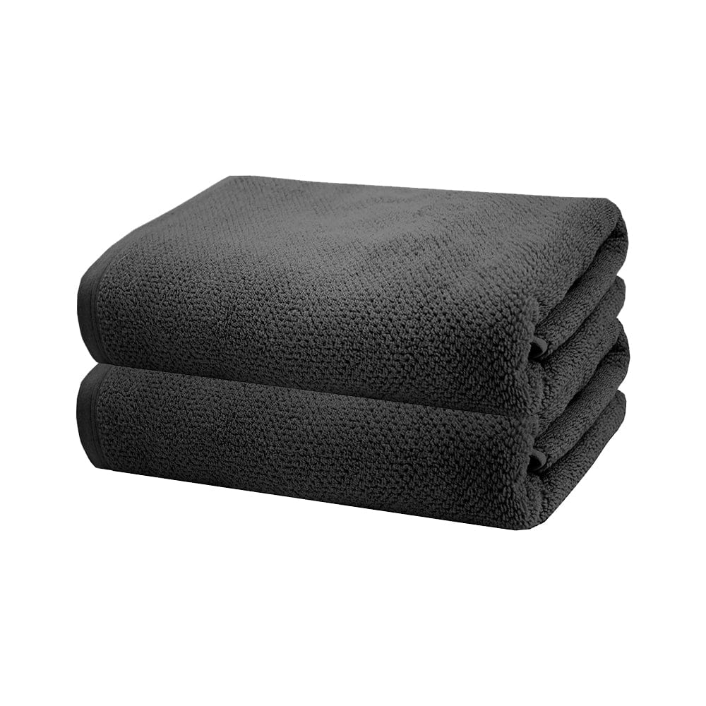 Bambury Bathroom Mat Charcoal Bambury | Angove 2pack Bath Sheet 80x160cm
