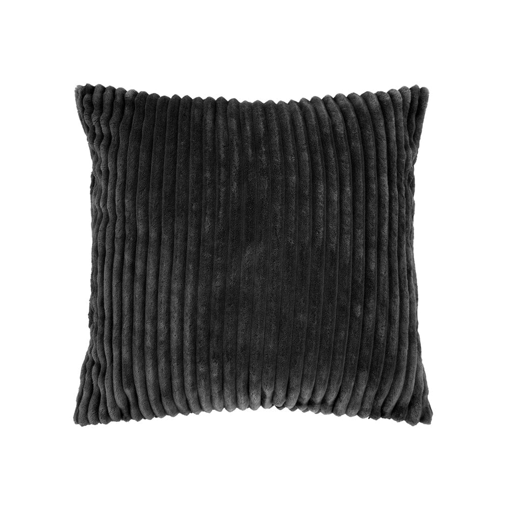 Bambury Pillows/Cushions Charcoal Bambury | Channel Square Cushion
