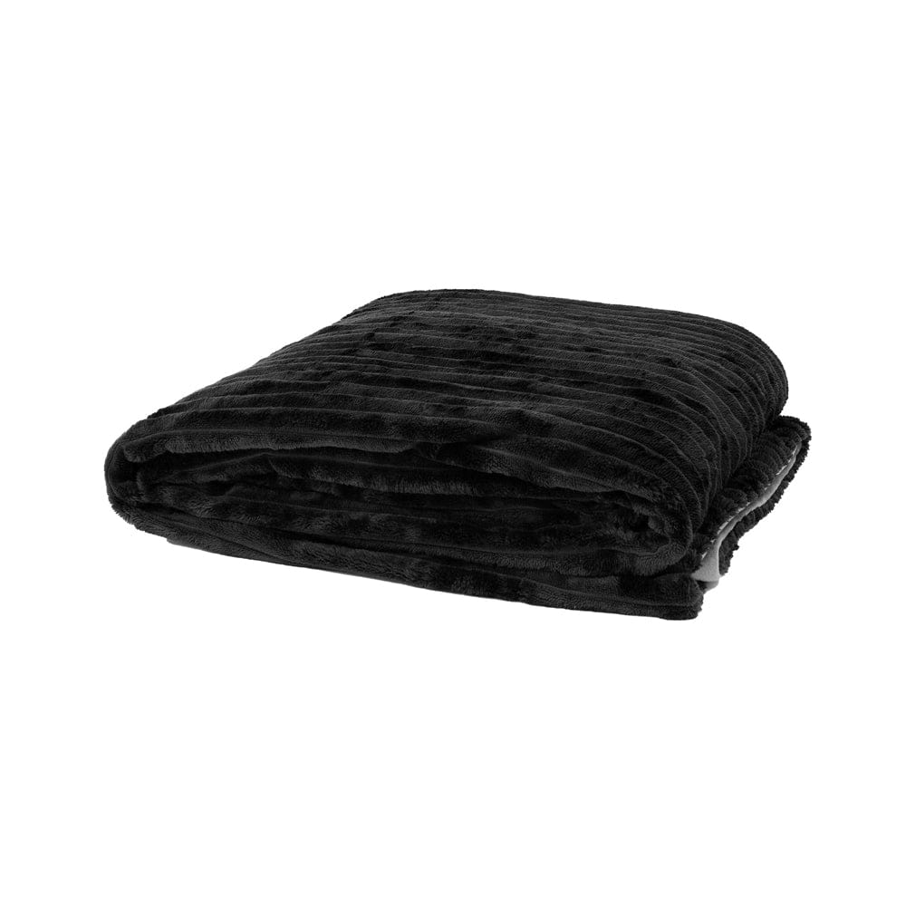 Bambury Blanket Charcoal Bambury | Channel Throw