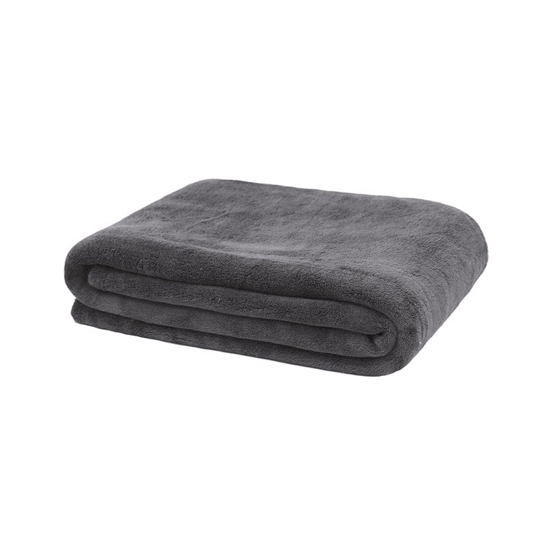 Bambury Blanket Charcoal Bambury | Microplush Throw Rug