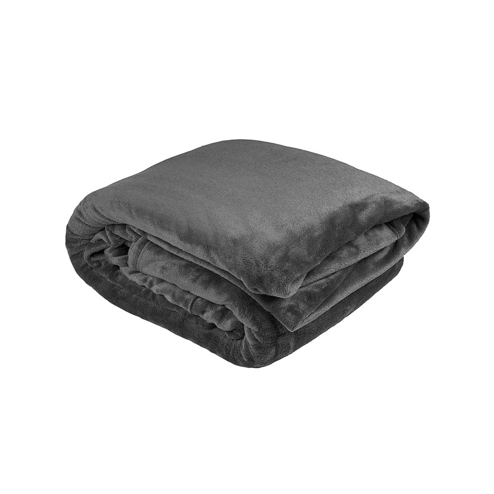 Bambury Blanket Charcoal Bambury | Super King Ultraplush Blanket