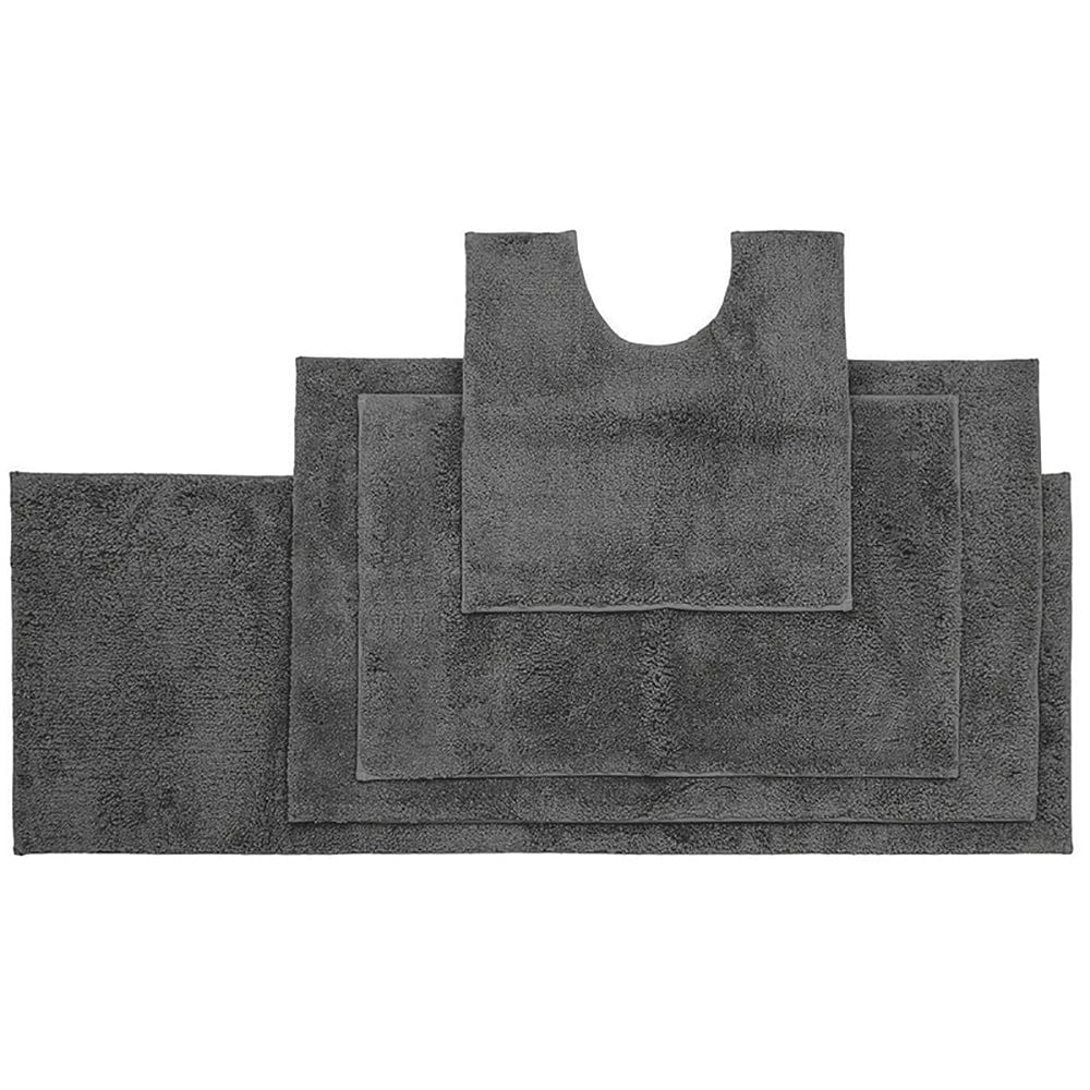 Bambury Bathroom Mat Giant Bath Mat 60 x 100cm Bambury | Microplush Bath Mat Pewter
