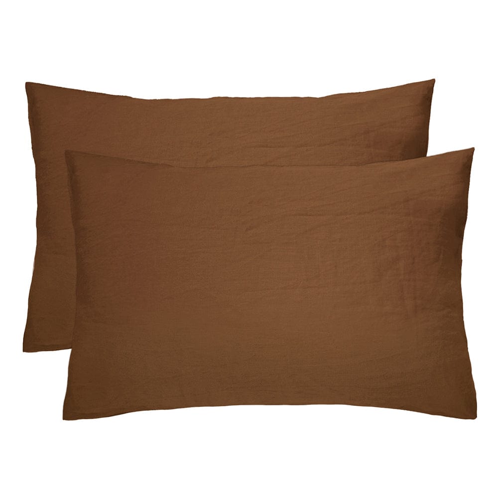 Bambury Pillowcase Hazel Bambury | Linen Pillowcase Pair