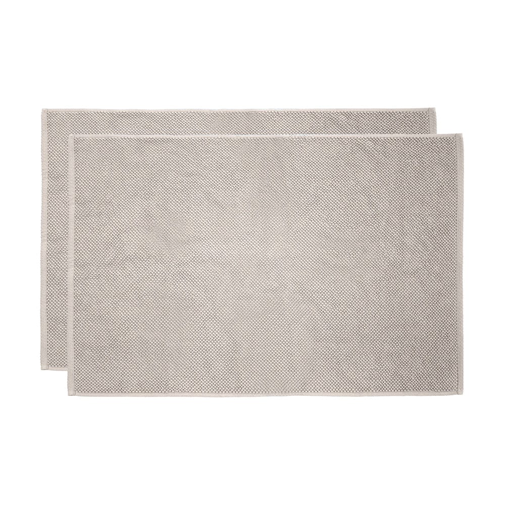 Bambury Bathroom Mat Pebble Bambury | Angove 2pack Bath Mat 50x80cm