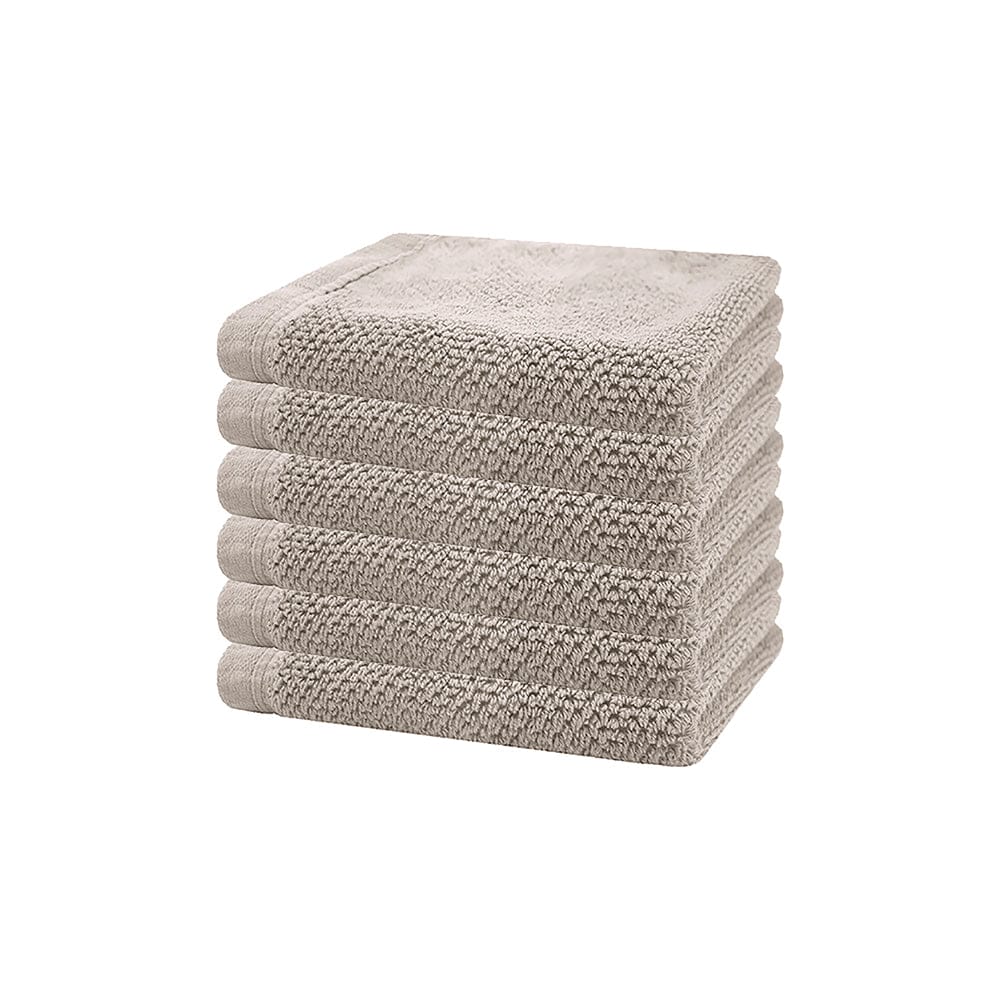 Bambury Bathroom Mat Pebble Bambury | Angove 6pack Face Washer 33x33cm