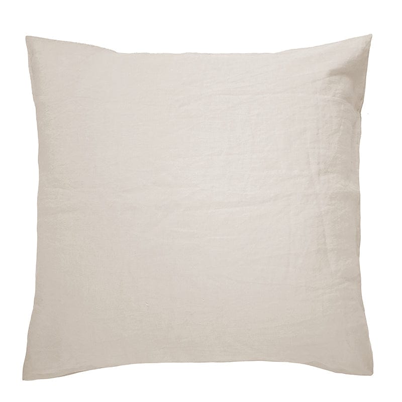 Bambury Pillowcase Pebble Bambury | Linen Euro Pillowcase