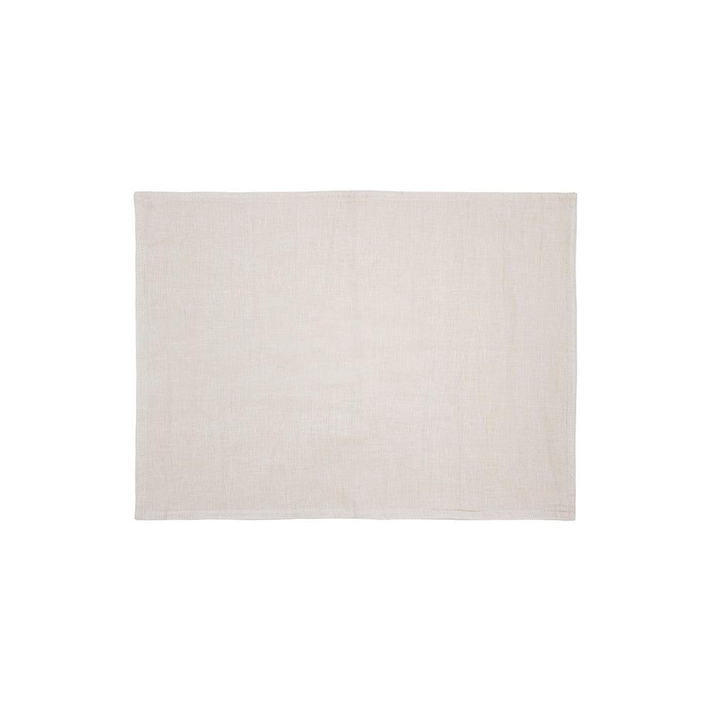Bambury Tea Towels Pebble Bambury | Linen Placemat 33x45cm